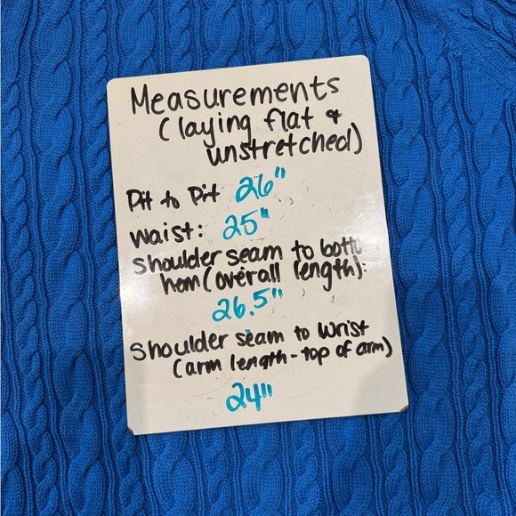 NEW Lands’ End 3x 100% cotton drifter sweater - Picture 6 of 6